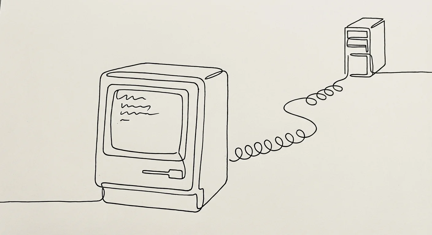 Illustration for When CompuServe Was the Internet (1985-1995)