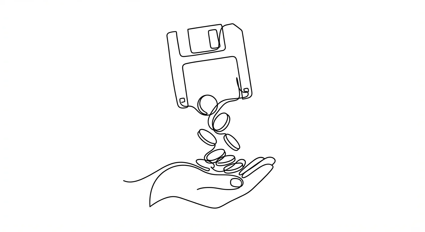 Illustration for Shareware: The $25 Honor System That Built An Industry
