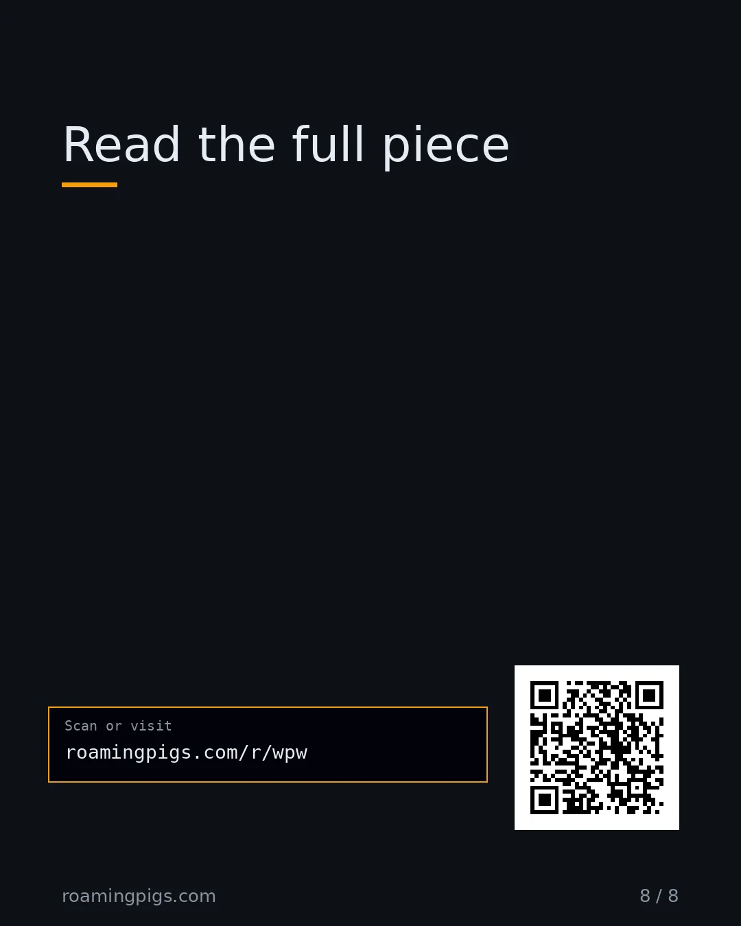 Slide 8 of 8: Call to action: The Postgres-only stack blueprint, the complexity tax calculator, and when a specialized database actually earns its keep.…